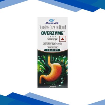 OVERZYME GLUTEN & SUGAR FREE NUTRACEUTICAL Syrup 200ml