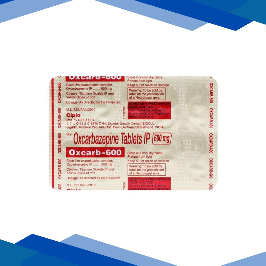 Oxcarb 600mg Tablet 10’S