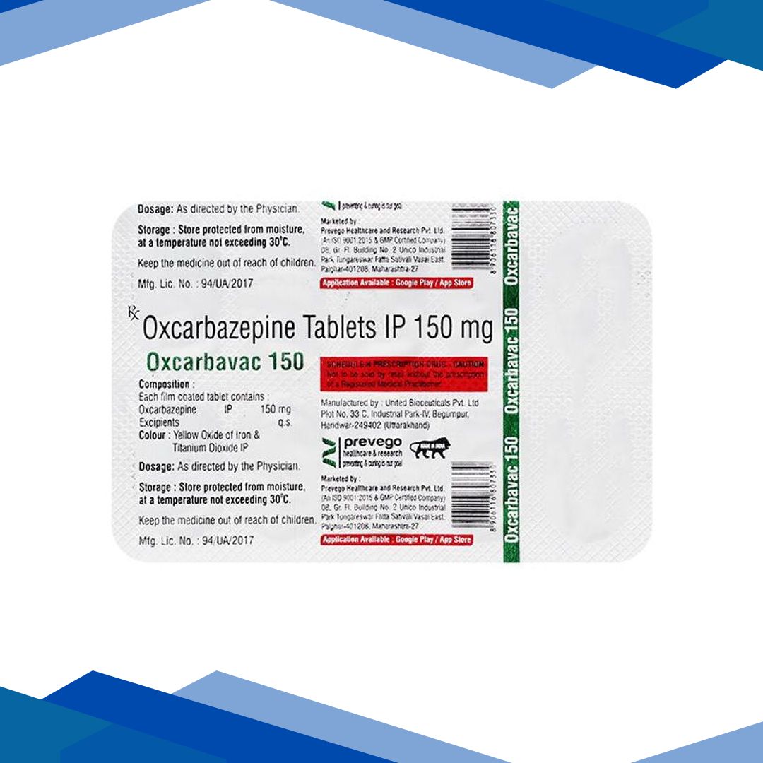 OXCARBAVAC 150 Tablet 10’s