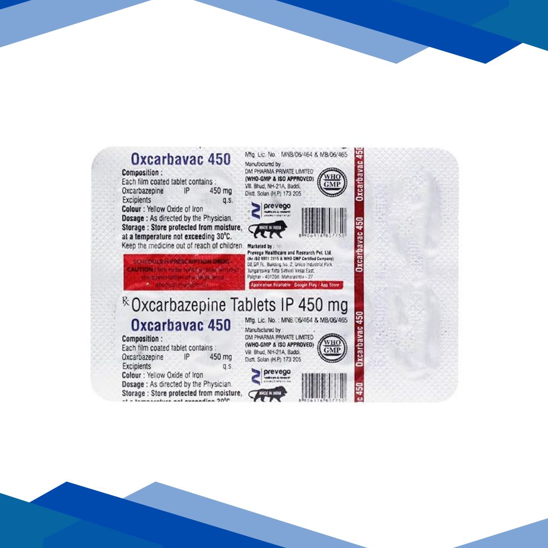OXCARBAVAC 450 Tablet 10’s