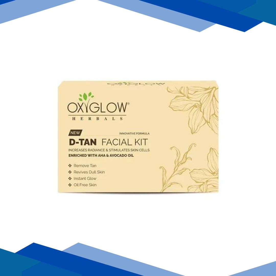 OxyGlow Herbals D-Tan Facial Kit Enriched With Aha & Avocado Oil 50 gm