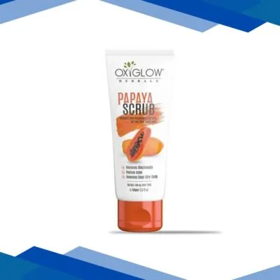 OxyGlow Herbals Papaya Scrub 100 gm