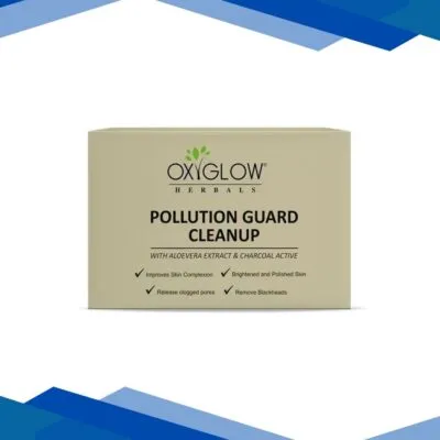 OxyGlow Herbals Pollution Gaurd Cleanup With Aloevera Extract & Charcoal Active 40 gm