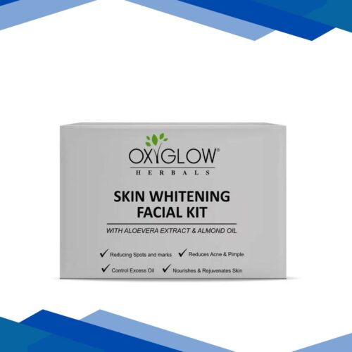 OxyGlow Herbals Skin Whitening Facial Kit With Aloevera Extract & Almond Oil 60 gm