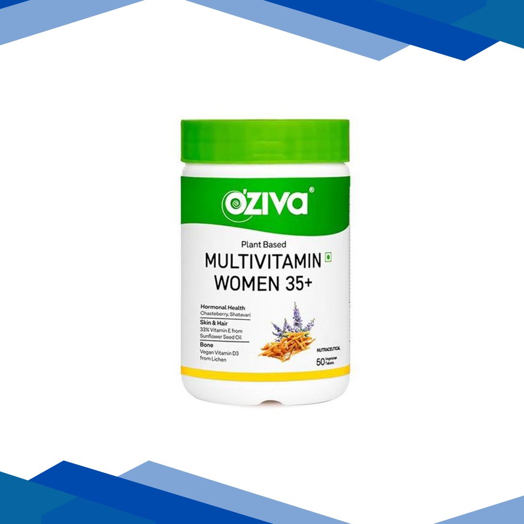 Oziva Plant Based Multivitamins for Women 35+ for Heart & Muscle Health 50’s