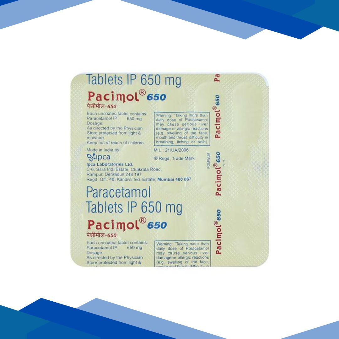 Pacimol 650mg Tablet 15’S