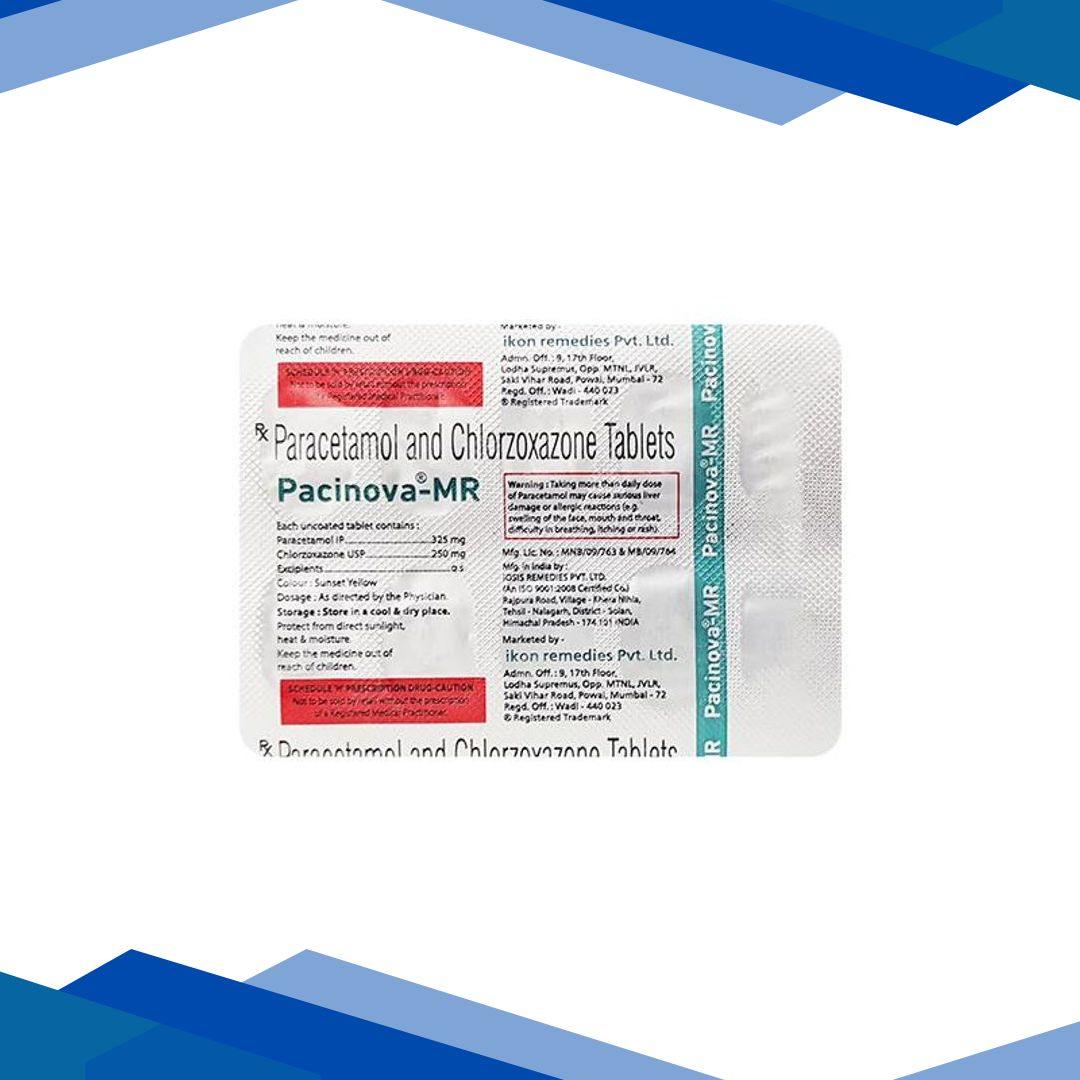 PACINOVA MR 250 Tablet 10’s