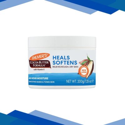 Palmer’s Cocoa Butter formula with Vitamin E HEALS SOFTENS, Relives Rough & Dry Skin 200gm
