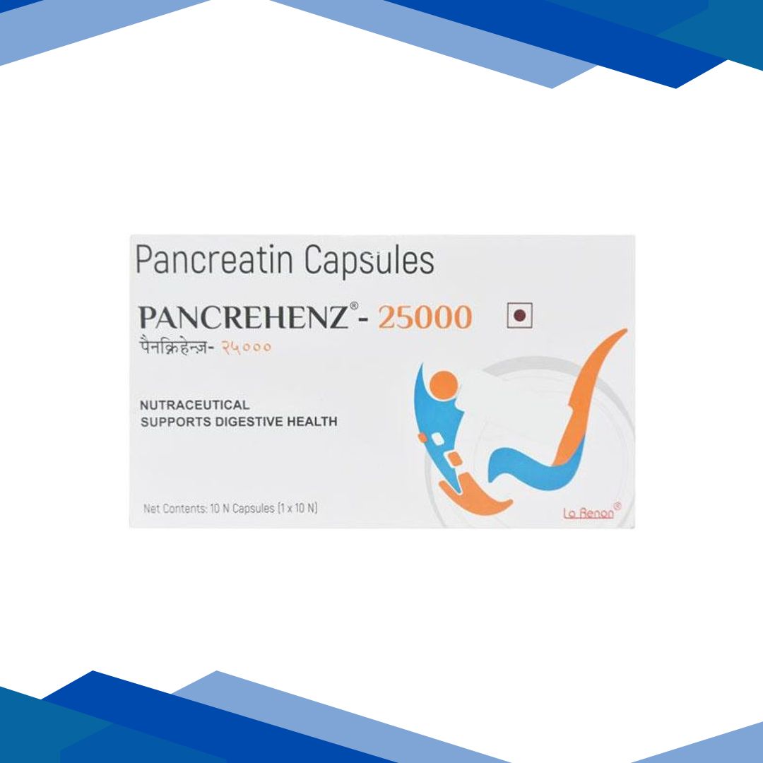 Pancrehenz 25000 Capsule 10’S