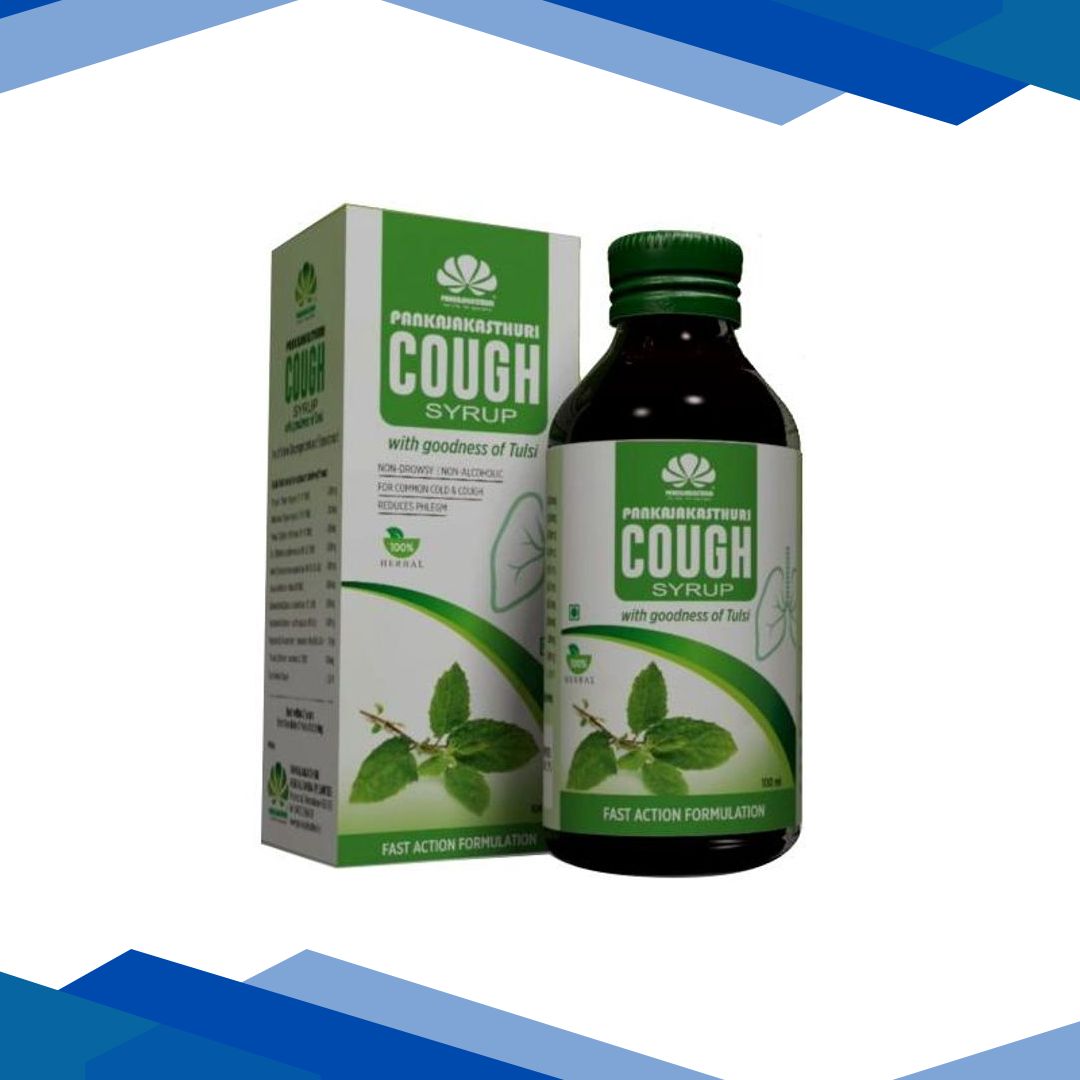 Pankajakasthuri Cough Syrup – Tulsi 100 ml
