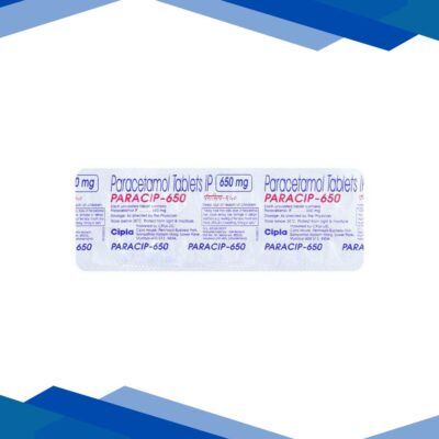 Paracip 650mg Tablet 10’S