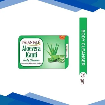 Patanjali Body Cleanser – Aloevera Kanti 75 gm