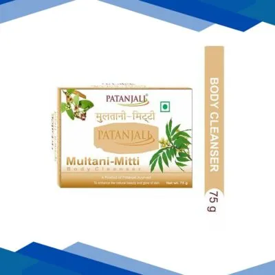Patanjali Body Cleanser (Younger and Brighter Skin) – Multani Mitti 75 g