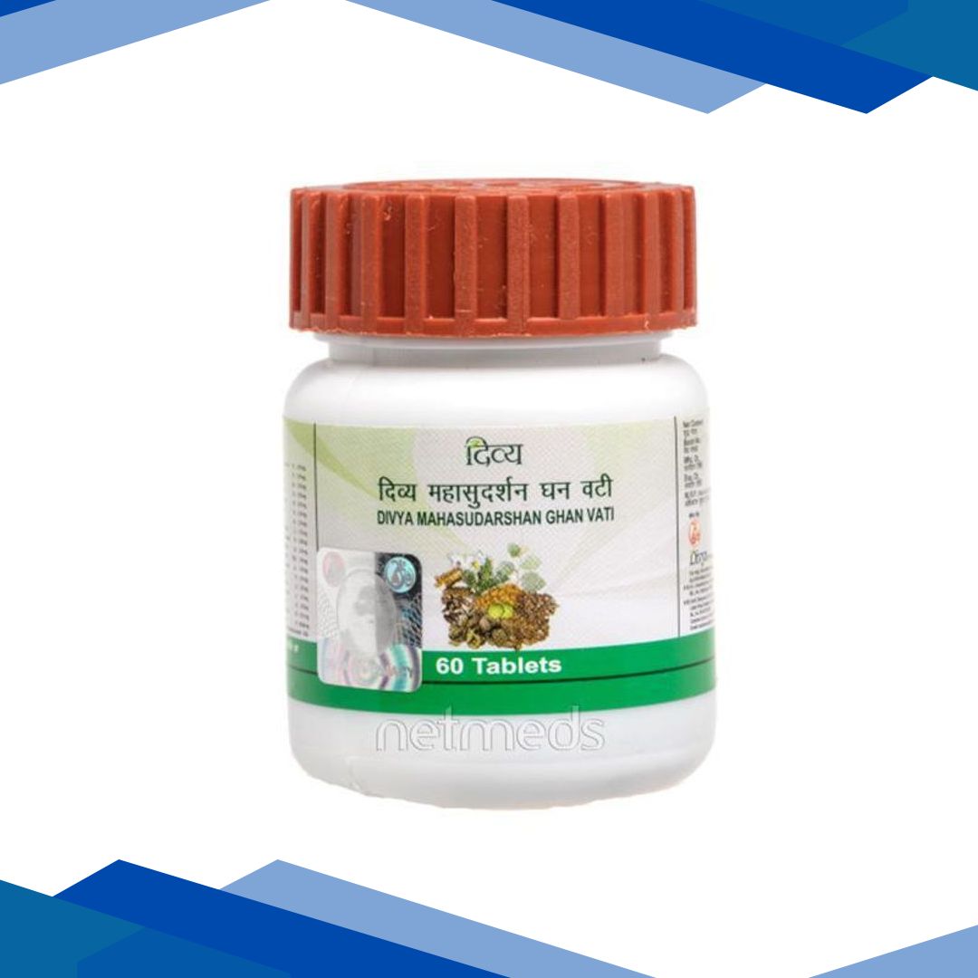 Patanjali Divya Mahasudarshan Ghan Vati Tablets 60’s