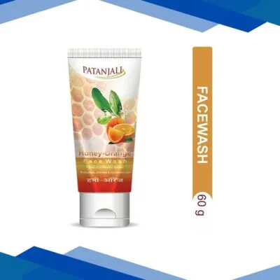 Patanjali Face Wash – Honey Orange 60 gm