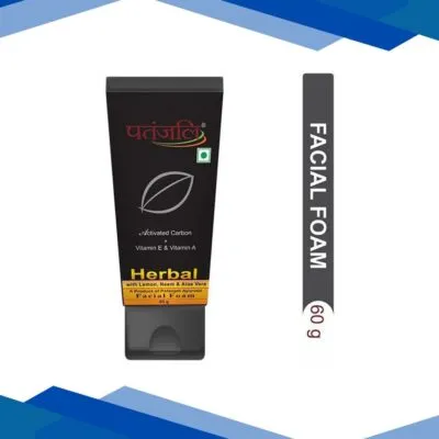 Patanjali Herbal Facial Foam 60 gm