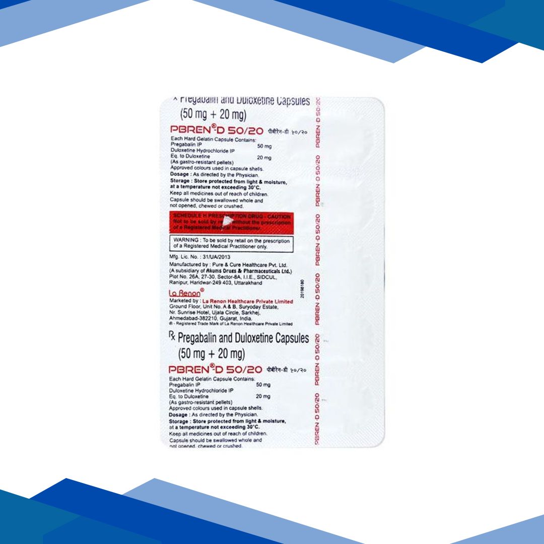 PBREN D 50/20 Capsule 10’s