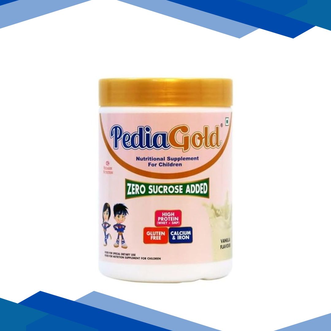 PediaGold Zero Added Sucrose Complete Nutrition Powder for Children – Vanilla Flavour 400 g