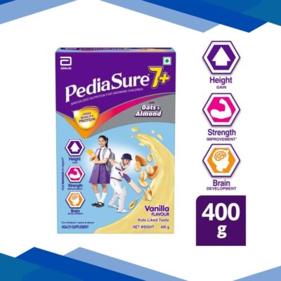 Pediasure 7Plus Health Drink Powder – Vanilla Flavour 400 gm (Refill Pack)