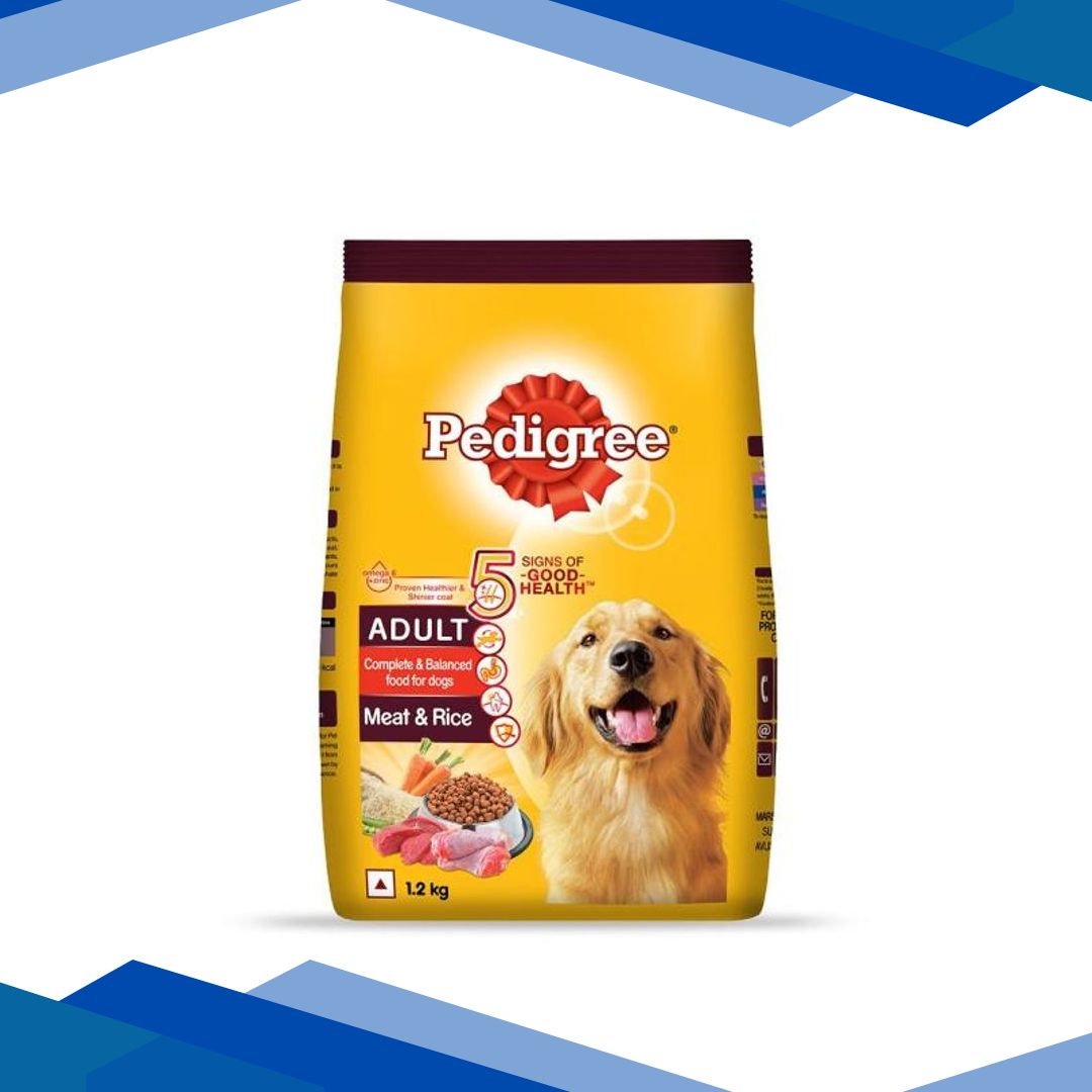 Pedigree Adult Meat & Rice 1200 gm