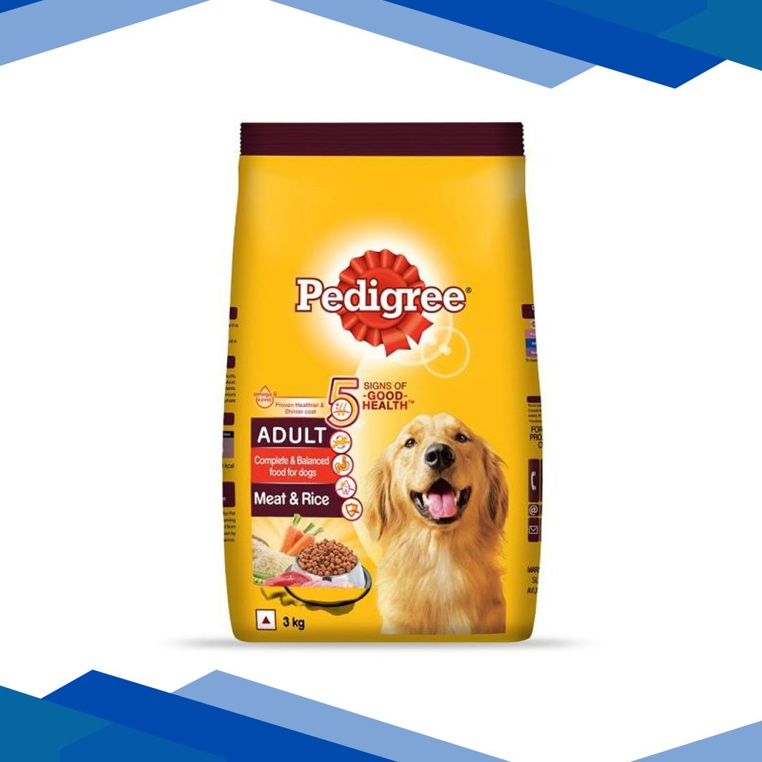 Pedigree Adult Meat & Rice 3000 gm