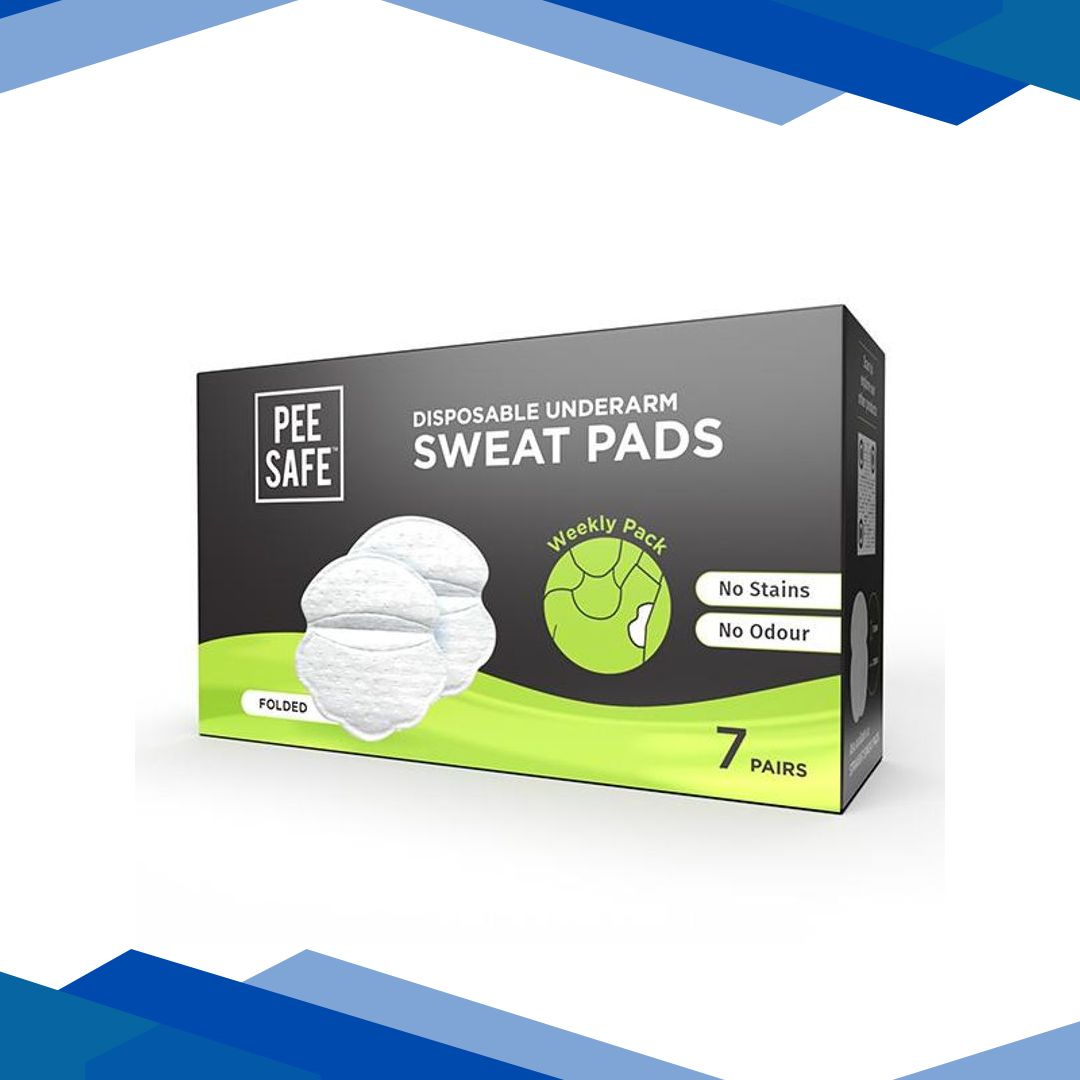 Pee Safe Disposable Underarm Sweat Pads (Folded) 7 Pairs 1’s