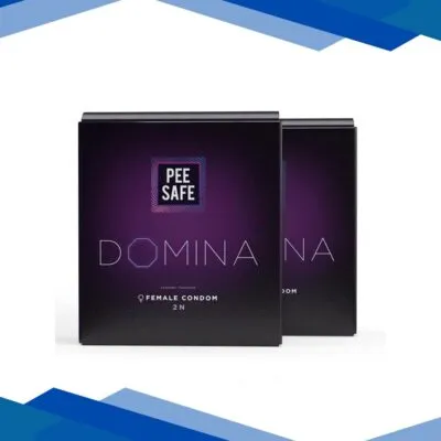 Pee Safe Domina Female Condom (Pack of 2 x 2’s)