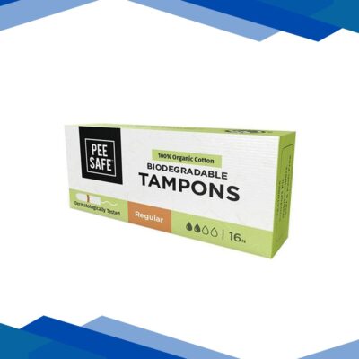 Pee Safe Organic Cotton Tampon (Regular) 16’s