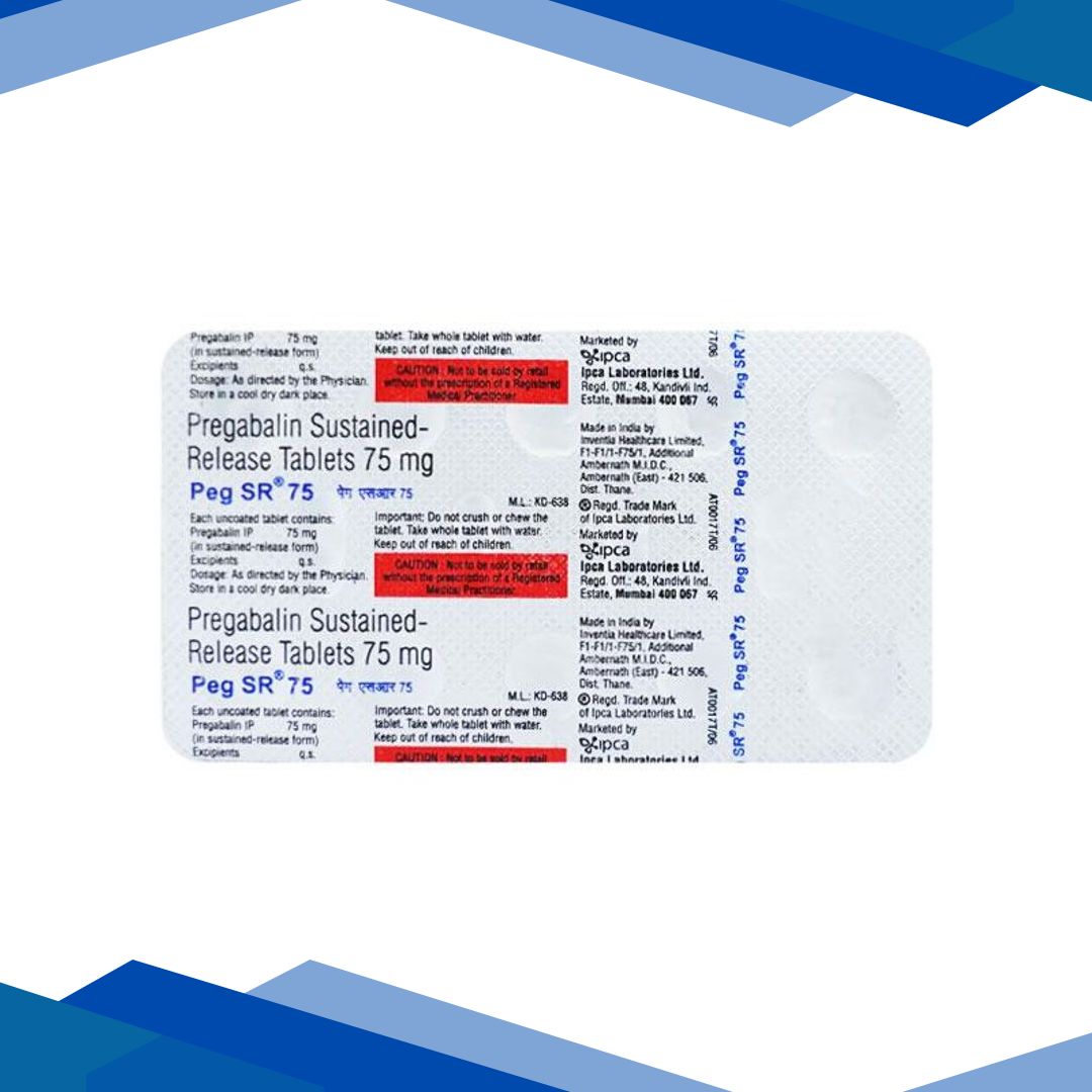PEG SR 75mg Tablet 10’S