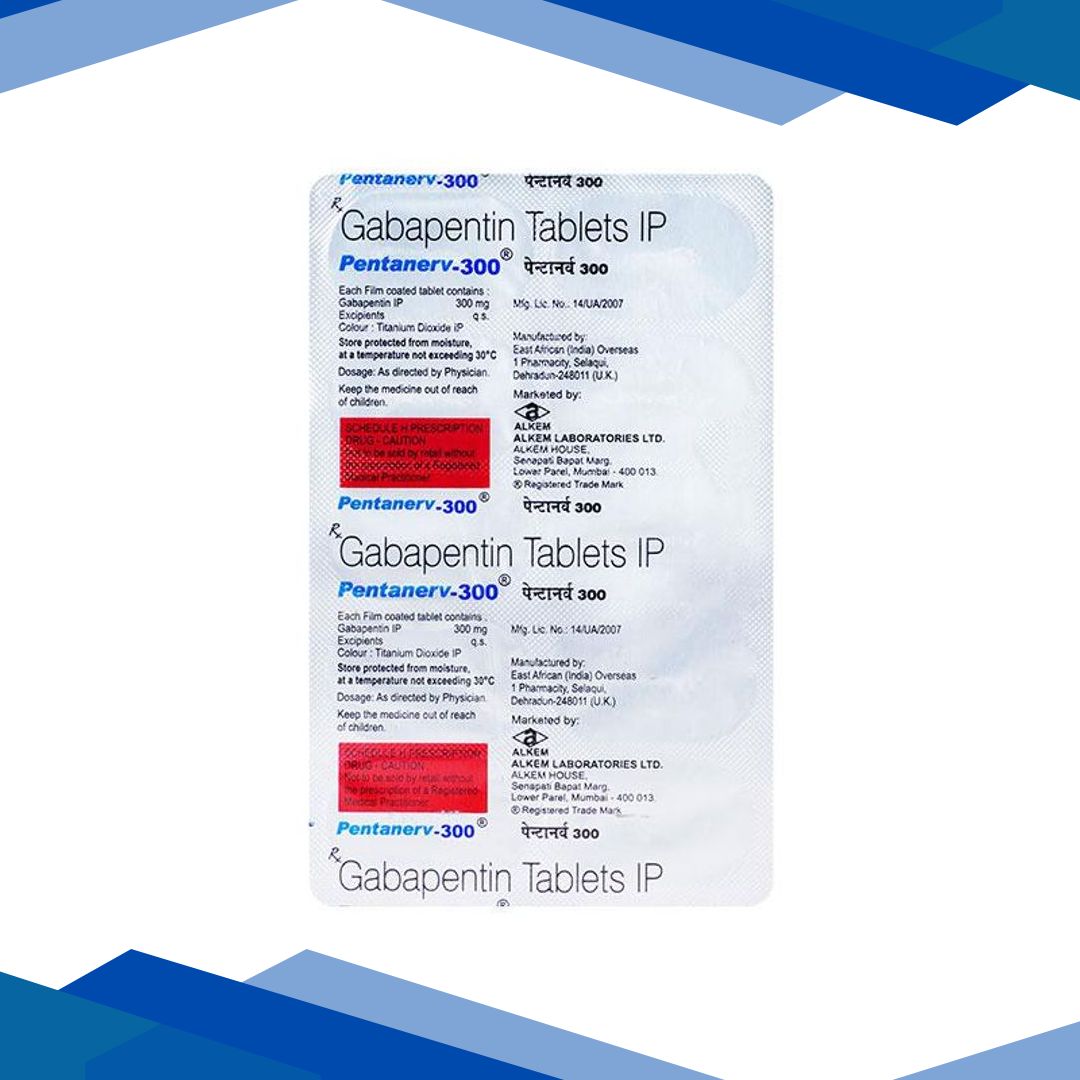 Pentanerv 300mg Tablet 10’S