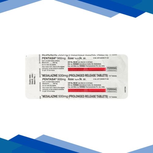 Pentasa 500mg Tablet 10’S