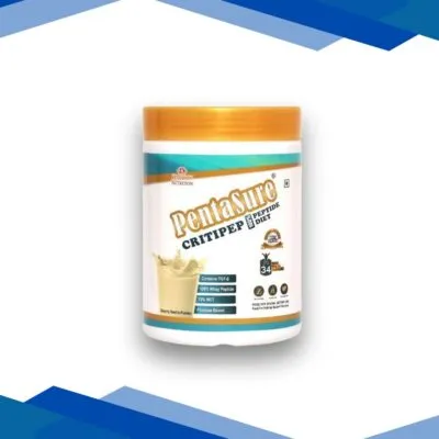 PentaSure Criti Peptide 100% Diet Powde – Creamy Vanilla Flavour 400 g