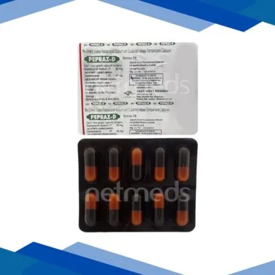 Pepraz D Capsule 10’S