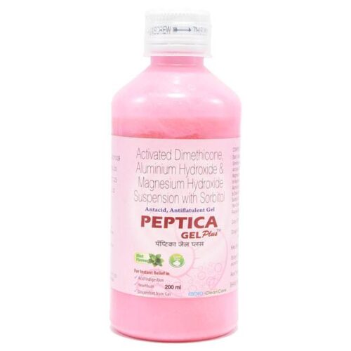 PEPTICA GEL PLUS SUGAR FREE MINT FLAVOUR Suspension 200ml