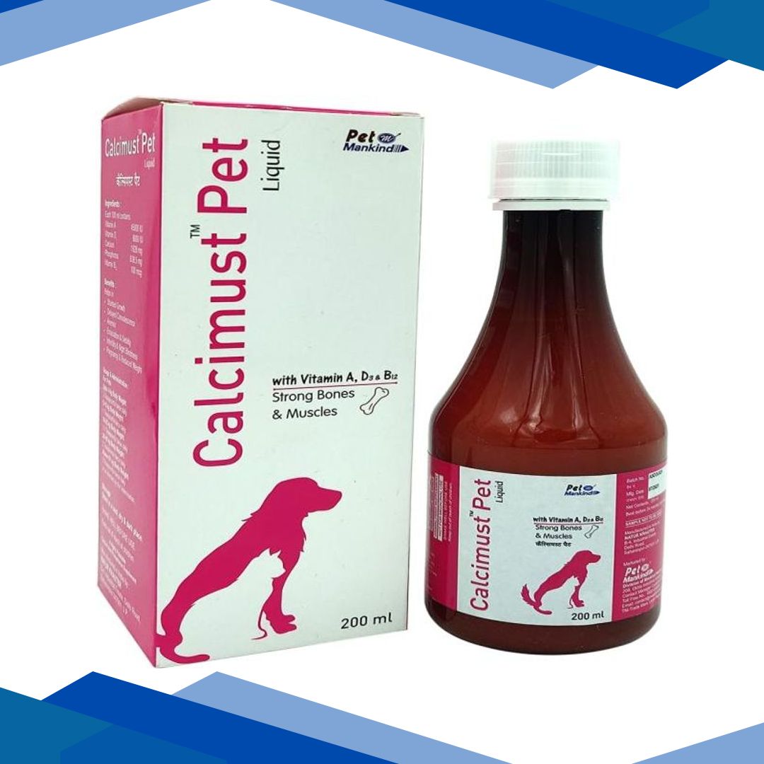 Pet Mankind Calcimust Pet Calcium Supplement Liquid 200 ml