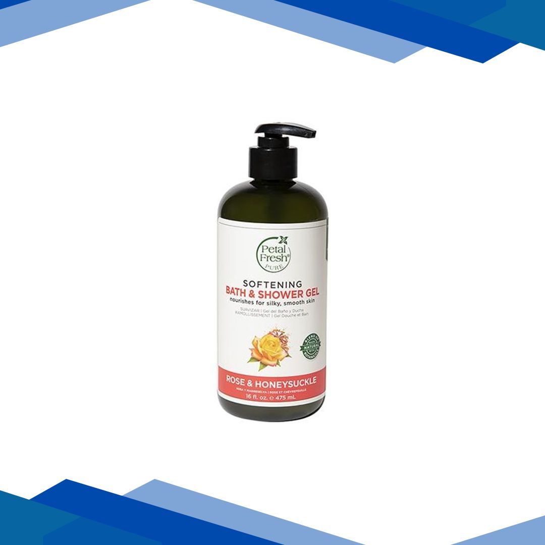 Petal Fresh Softening Rose and Honeysuckle Bath and Shower Gel 475 ml