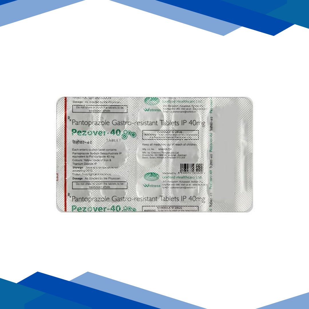 Pezover 40mg Tablet 15’S