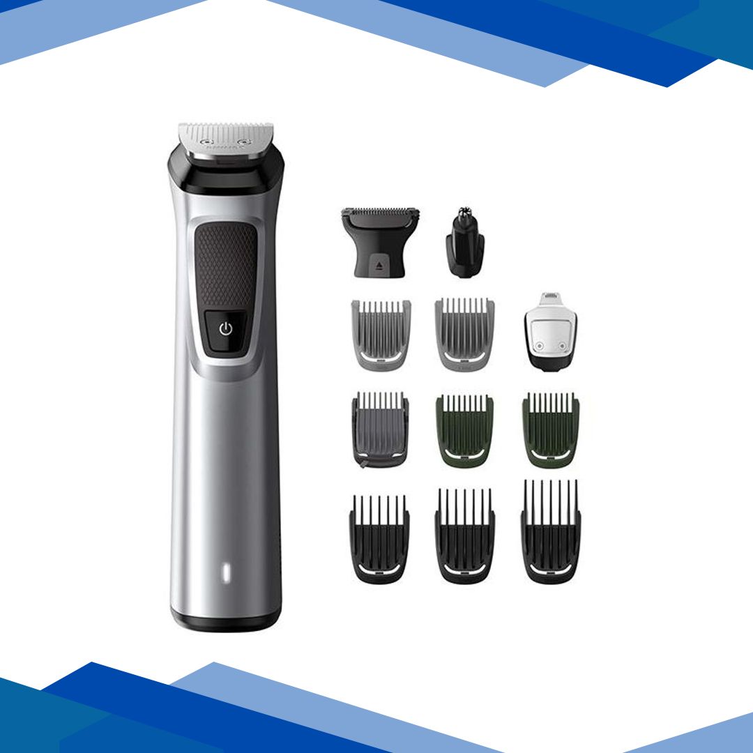 Philips Multigroom Series 7000 13-in-1, Face, Hair and Body Trimmer/Clipper (MG7715/15) 1’s