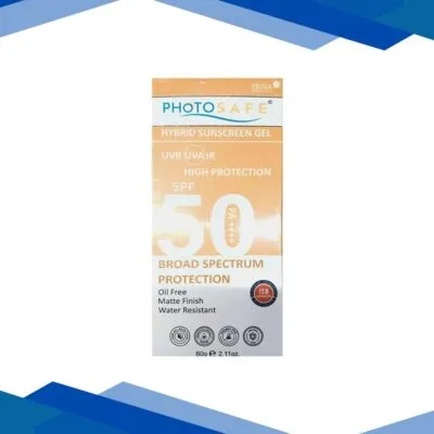 PHOTOSAFE SPF 50 PA++++ UVA/UVB/IR HYBRID Sunscreen Gel 60g