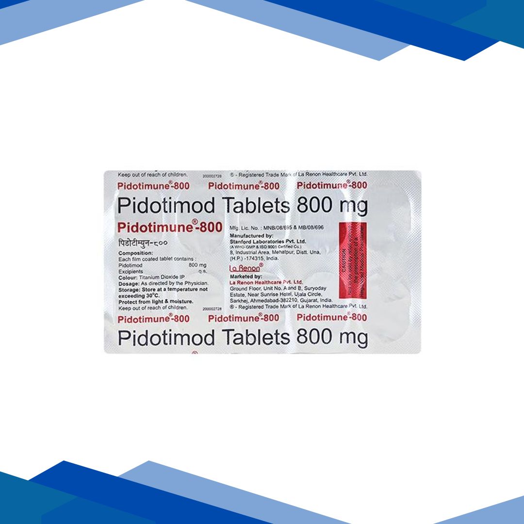 PIDOTIMUNE 800mg Tablet 10’s