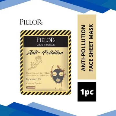 PIELOR VITAL INFUSION BLACK CHARCOAL ANTI POLLUTION MASK 25M 25 ml