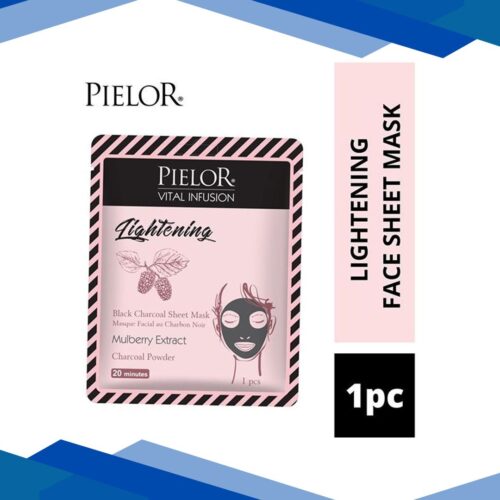PIELOR VITAL INFUSION BLACK CHARCOAL LIGHTENING MASK 25 ml