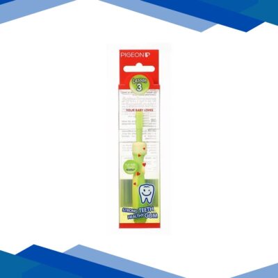Pigeon Baby Training Toothbrush L-3 – Lime Green