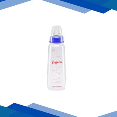 Pigeon Flexible 9+ Months PP Feeding Bottle – Blue 240 ml