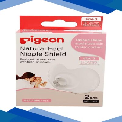Pigeon Natural Feel Nipple Shield (16 – 20 mm Size 3) 2’s