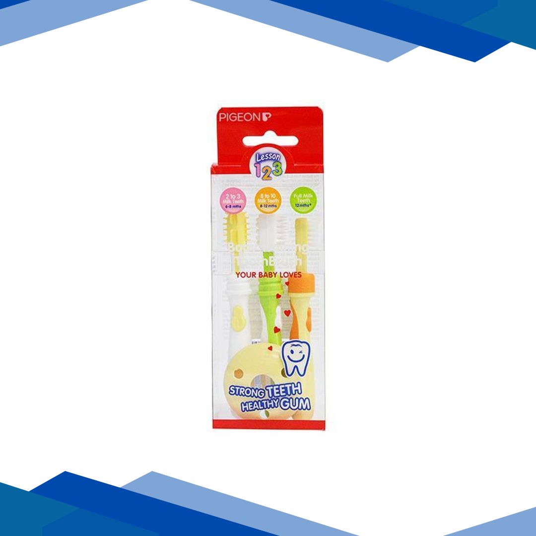 Pigeon Training Toothbrush Lession 123 Set 1