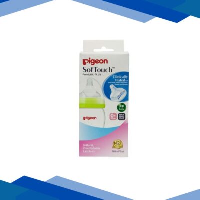Pigeon Wn Nursing Bottle with Plus Type Nipple- Green 160 ml
