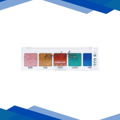 Pigment Play Max Effects Mini Rainbow Glow Glitter Palette – Disco Ball 4.5gm