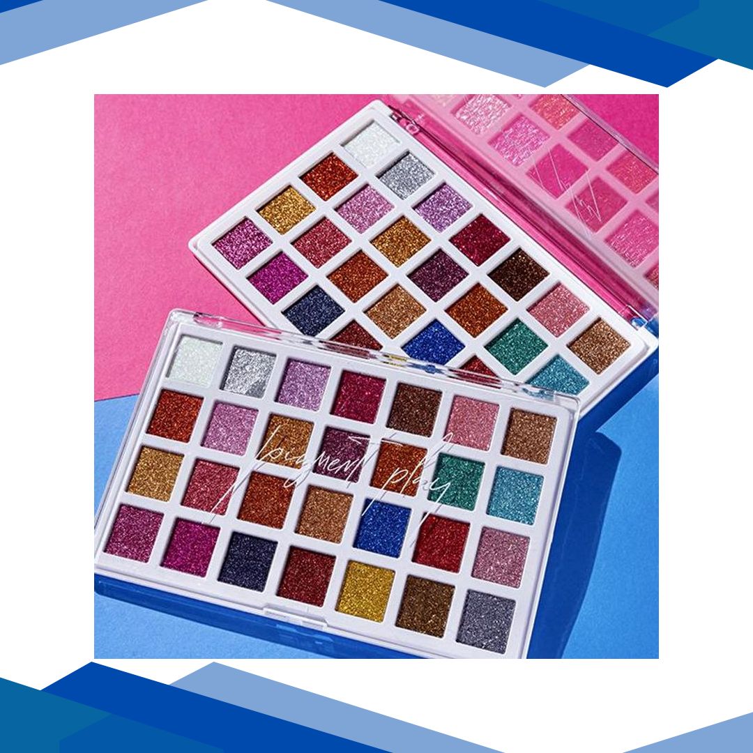 Pigment Play Rainbow Glow Max Effect Glitter Palette – One Love 50.4gm