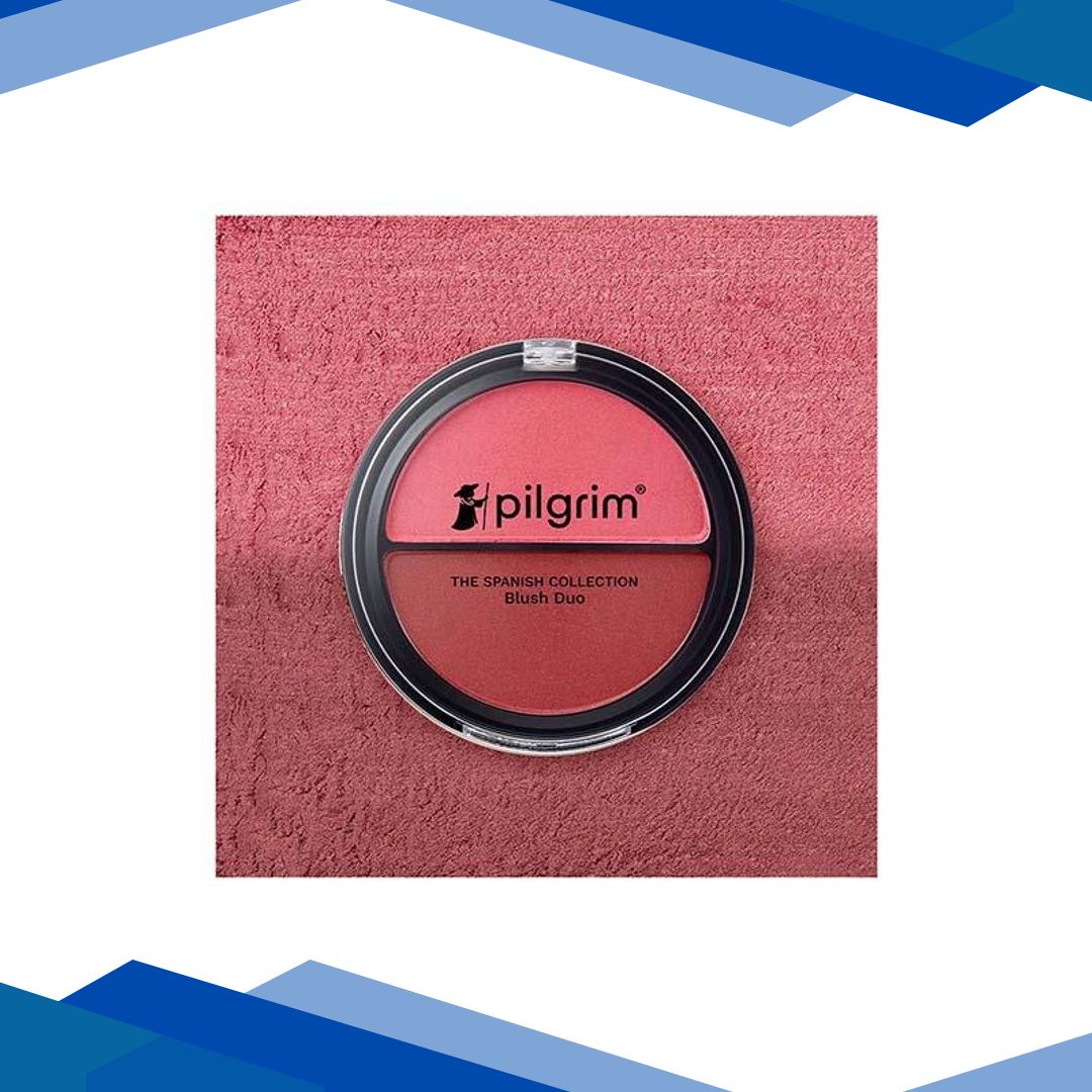 Pilgrim 2-IN-1 Blush Duo Berry Beat-03 Richly Pigmented Ultra Matte Blendable Suits all skin tones 9 g